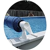 Feherguard Premium Above Ground Solar Cover Reel System Ends Only | for Above Ground Pools | Fits Round and Oval Pools