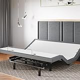 Sven & Son King Adjustable Bed Base Frame 5 Minute Assembly, Head & Foot Articulation, USB Ports, Zero Gravity, Interactive Dual Massage, Wireless, Classic (King)