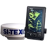 SI-TEX T-760 Compact Color Radar w/4kW 18 Dome - 7 Touchscreen Marine , Boating Equipment