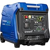 Westinghouse 4500 Watt Super Quiet Dual Fuel Portable Inverter Generator, Remote Electric Start, Gas & Propane Powered, RV Ready 30A Outlet, Parallel Capable