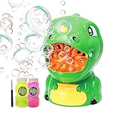 Bubble Machine Bubble Blower for Kids - 1000+ Bubbles per Min, Automatic Electric Bubble Maker Toys with 2 Bottles of Bubble Solution & 2 Bubble Wands for Wedding Outdoors Parties