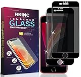 RKINC Screen Protector [2-Pack] for iPhone 7 Plus / 8 Plus / 6 Plus / 6S Plus, Privacy Tempered Glass Film Screen Protector [Anti Spy][Full