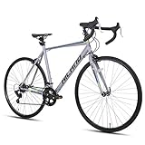 Hiland Road Bike 700C Racing Bicycle with Shimano 14 Speeds Silver 54cm