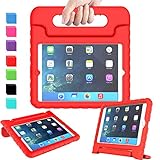 AVAWO Kids Case Compatible for iPad Mini 1 2 3 - Light Weight Shock Proof Handle Stand Kids Compatible for iPad Mini, iPad Mini 3rd Generation, iPad Mini 2 with Retina Display - Red