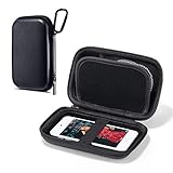 ULAK MP3 MP4 Player Case Bag Compatible with iPod Touch 7th/6th/5th Generation/Soulcker/Sandisk MP3 Player/G.G.Martinsen/Sony NW-A45 Fit for Earphones, USB Cable, Memory Cards, Black