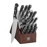 ZWILLING J.A. HENCKELS 31185-020 Self-Sharpening Knife Block Set,20pc