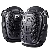 CE' CERDR Professional Knee Pads for Work - Heavy Duty Foam Padding Kneepads for Construction, Gardening, Flooring with Comfortable Gel Cushion to Save Your Knees (Knee High)