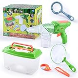 PLAY Bug Catcher Kit,Outdoor Toys for Kids Ages 4-8 8-12,Bug Catcher Vacuum with Critter Habitat Case,Butterfly net,Magnifying Glass,Toddler Outside Toys for 3 4 5 6 7 8+ Year Old Boys Birthday Gift