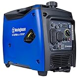 Westinghouse 3700 Watt Super Quiet Portable Inverter Generator, Wheel & Handle Kit, RV Ready 30A Outlet, Gas Powered, CO Sensor, Parallel Cord Included