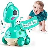 Baby Toys 6-12 Months - Touch & Go Musical Light Infant Toys Baby Crawling Baby Toys 12-18 Months, Tummy Time Toys for 1 Year Old Boy Gifts Girl Toddlers Christmas Stocking Stuffers for Age 1-2
