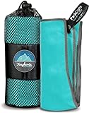 Youphoria Microfiber Travel Towel Fast Drying Lightweight - Quick Dry Towel for Camping, Beach, Backpacking, Hiking, & Sport