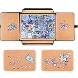 1000 Pieces Jigsaw Puzzle Board Portable, Stowaway Puzzles Board Caddy, Jigsaw Puzzle Case, Puzzle Accessories Puzzle Storage Case Saver, Non-Slip Surface