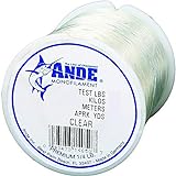 ANDE A14-100C Premium Monofilament, 1/4-Pound Spool, 100-Pound Test, Clear Finish