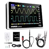 FNIRSI 1013D Plus Oscilloscope - Portable Handheld Tablet Oscilloscope with 100X High Voltage Probe, 2 Channels 100Mhz Bandwidth 1GSa/s Sampling Rate 7' TFT LCD Touch Screen