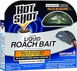 Hot Shot Liquid Roach Bait, Roach Killer, 1 Pack, 6-Count