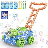 Bubble Lawn Mower for Kids Toddlers,Automatic Push Toys,Summer Outdoor Backyard Gardening Beach Swimming Toys,Wedding Party Favors,Christmas Birthday Gifts for 3 4 5 6 7 8 Years Old Boys Girls