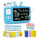 Learning Toys for Toddlers 2-4 Years Old - FABETO Reading & Writing 384 Sight Words Talking Flash Cards Writing Board, Kids Speech Therapy Autism Sensory Toy Montessori Educational Toy