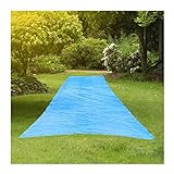 RESILIA - Super Slip Lawn Water Slide XXL, 30 Feet Long x 8 Feet Wide, for Adults and Teens, Powder Blue with Hold Steady Stakes