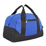 DALIX 12' Mini Two Tone Duffle Bag in Royal Blue Small