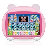 Electronic Learning Educational Resources Toy: Interactive Tablet Sensory Toys for Toddlers 1-2-3-4 Year Old Girls Boys Gifts with Alphabet, Numbers, Music, Math for Preschool Children