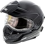 CKX Mission AMS Carbon Fiber Snow Helmet w/Electric Shield (Matte Carbon, Large)
