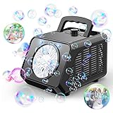 Bloranda Automatic Bubble Machine Upgrade Bubble Blower with 12000+ Bubbles Per Minute Bubble with independently Switched Battery Operated Bubble Toys for Outdoor Toys for Parties, Birthday, Wedding