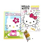 Hello Kitty Coloring and Activity Book Set - 4 Pk Crayons - Jumbo 80 Pages