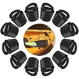 AMURS 12 Pieces Kayak Scupper Plug Kit Scupper Plugs Drain Holes Stopper with Silicone Handle Universal Kayak Plugs for sit on top of Kayak Canoe Boat