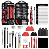 135 in 1 Precision Screwdriver Set, Computer Screwdriver Kit, Laptop Repair Tool Kit, Electronics Repair Tool Kit for PC MacBook Cell Phone iPhone Nintendo Switch PS4 Xbox Controller(Red)