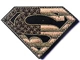 S-Uperman Embroidery Patch Backer for Hook & Loop Morale Patches Tactical Military Badge