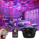 20 Lighting Effects Galaxy Projector, Large Projection Star Projector Music Speaker, Remote Control Galaxy Light, Timer Night Light Projector for Kids Adults, Led Sky Light Projecter for Bedroom Gifts