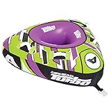 Airhead Turbo 1 | 1 Rider Towable tube for Boating, Purple