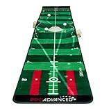 PROADVANCED ProInfinity Putting Mat - 4 Speed Golf Green Simulator - Giftbox Package -for Family - for Children - for Party