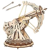 Rowood 3D Puzzles for Adults Teens, DIY Catapult Mechanical Wooden Model Kits to Build, Birthday Choice