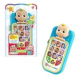 CoComelon JJ’s First Learning Toy Phone for Kids with Lights, Sounds, Music to Introduce Feelings, Letters, Numbers, Colors, Shapes, and Weather to Children, by Just Play