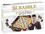 Scrabble World of Harry Potter Board Game | Official Scrabble Game Featuring Wizarding World Twist | Custom Harry Potter Game of Scrabble | Scrabble Tiles & Scrabble Board | Scrabble Word Game