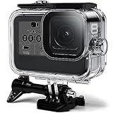 FitStill 60M Waterproof Case for Go Pro Hero 8 Black, Protective Underwater Dive Housing Shell with Bracket Accessories for Go Pro Hero8 Action Camera
