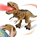 TALGIC Robot Dinosaur Toys for Kids 3 4 5 6+,Ideal Birthday Present Tyrannosaurus Interactive Robot Dinosaur- Spray Stream,Realistic Roaring and Walking with Electronic Light
