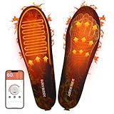 Heated Insoles, APP Control Heated Insoles for Women Men, 5000mAh Rechargeable Foot Toe Warmer Insoles, Electric Heated Shoes Insoles for Hiking Camping Skiing Hunting Outdoor Work, Thermal Insoles