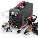YESWELDER CUT-55DS 55Amp Non-Touch Pilot Arc Air Power Plasma Cutter 1/2 Inch Clean Cut, Digital 110/220V Dual Voltage IGBT Inverter Plasma Cutting Machine with ETL Approved