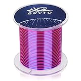 AKvto Premium Color Monofilament Fishing Line - Strong Abrasion Resistant Fishing Line, 30lb Catfish Line, Nylon Material Fish Wire - 300 Yards Tested for Freshwater and Saltwater Fishing