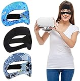 Kovshuiwe VR Masks Sweat Band, Breathable Facemask for Enhanced Comfort in VR, Protect Facial Skin, Replace Face Cover Pad, Washable Sweat Band for Use VR Workouts(3pcs)