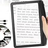 Tobegiga Rechargeable 5X Magnifying Glass for Reading, Large Ultra Bright LED Full Page Magnifier for Seniors, Lightweight HandHeld Magnifying Page for Reading Book Prints, Gift for Elderly Low Vision