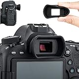 Soft Camera Eyecup Eyepiece Viewfinder Eyeshade for Canon EOS 6DM2 5DM2 6D 5D Mark II 90D 80D 77D 70D 60D 50D 4000D 2000D Rebel T100 T8i T7i T7 T6s T6i T6 T5i T5 T4i SL3 SL2 Replac Canon EB EF Eye Cup