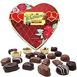 Whitman's Valentines Day Assorted Chocolates Sampler Heart - 10.3 once Lovely Chocolate Heart Candy – Valentines Day Gift Assorted Chocolates for Family and Friends – Chocolate Box (1 Pack)