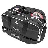 Pyramid Path Double Tote Plus Clear Top Bowling Bag (Holds Shoes)