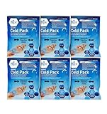 MED PRIDE Instant Cold Pack (5''x 6'')- Set of 6 Disposable Cold Therapy Ice Packs for Pain Relief, Swelling, Inflammation, Sprains, Strained Muscles, Toothache for Athletes & Outdoor Activities