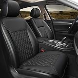 Black Panther Car Seat Cover, Luxury Car Protector, Universal Anti-Slip Driver Seat Cover with Backrest(1 Piece, Black)