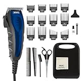 Wahl Clipper Self-Cut Compact Personal Haircutting Kit with Whisper Quiet Operation, Adjustable Taper Lever, and 12 Hair Clipper Guards for Clipping, Trimming & Personal Grooming – Model 79467