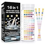 Water Testing Kits for Drinking Water 100 Strips: 16 in 1 Well Water Test Kit for Home Water Qualilty Test - Accurate Water Test Strips Easy to Detect Hardness Lead pH Chlorine Fluoride and More